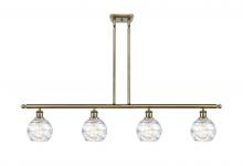 Innovations Lighting 516-4I-AB-G1213-6 - Athens Deco Swirl - 4 Light - 48 inch - Antique Brass - Stem hung - Island Light