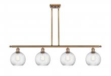 Innovations Lighting 516-4I-BB-G1214-8 - Twisted Swirl 4 Light Island Light part of the Ballston Collection