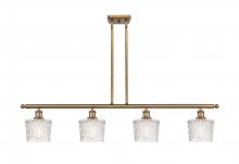 Innovations Lighting 516-4I-BB-G402 - Niagara - 4 Light - 48 inch - Brushed Brass - Cord hung - Island Light