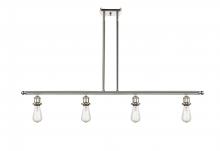 Innovations Lighting 516-4I-PN - Bare Bulb - 4 Light - 48 inch - Polished Nickel - Stem hung - Island Light