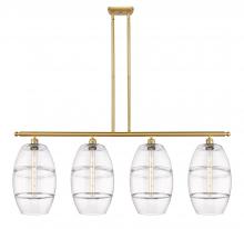 Innovations Lighting 516-4I-SG-G557-10CL - Vaz - 4 Light - 48 inch - Satin Gold - Cord hung - Island Light