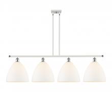 Innovations Lighting 516-4I-WPC-GBD-121 - Bristol - 4 Light - 50 inch - White Polished Chrome - Cord hung - Island Light