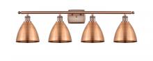 Innovations Lighting 516-4W-AC-MBD-75-AC - Bristol - 4 Light - 38 inch - Antique Copper - Bath Vanity Light