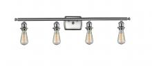 Innovations Lighting 516-4W-SN-LED - Bare Bulb - 4 Light - 36 inch - Brushed Satin Nickel - Bath Vanity Light