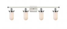 Innovations Lighting 516-4W-WPC-CE231-W - Kingsbury - 4 Light - 34 inch - White Polished Chrome - Bath Vanity Light