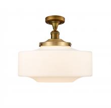 Innovations Lighting 517-1CH-BB-G691-16 - Bridgeton - 1 Light - 12 inch - Brushed Brass - Semi-Flush Mount