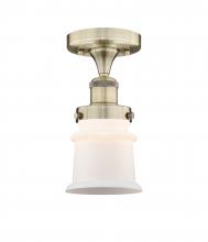 Innovations Lighting 616-1F-AB-G181S - Canton - 1 Light - 5 inch - Antique Brass - Semi-Flush Mount