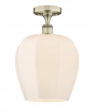 Innovations Lighting 616-1F-AB-G461-12 - Norfolk - 1 Light - 12 inch - Antique Brass - Semi-Flush Mount