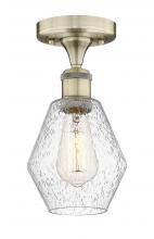 Innovations Lighting 616-1F-AB-G654-6 - Cindyrella - 1 Light - 6 inch - Antique Brass - Semi-Flush Mount