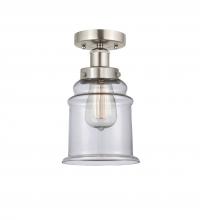 Innovations Lighting 616-1F-SN-G182 - Canton - 1 Light - 6 inch - Brushed Satin Nickel - Semi-Flush Mount