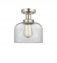 Innovations Lighting 616-1F-SN-G72 - Bell - 1 Light - 8 inch - Brushed Satin Nickel - Semi-Flush Mount