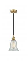 Innovations Lighting 616-1P-BB-G2811-LED - Hanover - 1 Light - 6 inch - Brushed Brass - Cord hung - Mini Pendant