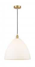 Innovations Lighting 616-1P-SG-GBD-161 - Bristol - 1 Light - 16 inch - Satin Gold - Cord hung - Pendant