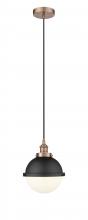 Innovations Lighting 616-1PH-AC-HFS-81-BK - Edison - 1 Light - 9 inch - Antique Copper - Mini Pendant