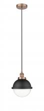 Innovations Lighting 616-1PH-AC-HFS-82-BK - Edison - 1 Light - 9 inch - Antique Copper - Mini Pendant