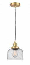 Innovations Lighting 616-1PH-SG-G74 - Bell - 1 Light - 8 inch - Satin Gold - Cord hung - Mini Pendant