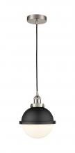 Innovations Lighting 616-1PH-SN-HFS-81-BK - Edison - 1 Light - 9 inch - Satin Nickel - Mini Pendant