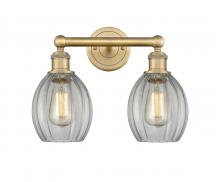 Innovations Lighting 616-2W-BB-G82 - Eaton - 2 Light - 15 inch - Brushed Brass - Bath Vanity Light