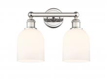 Innovations Lighting 616-2W-PN-G558-6GWH - Bella - 2 Light - 15 inch - Polished Nickel - Bath Vanity Light