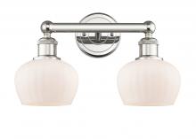 Innovations Lighting 616-2W-PN-G91 - Fenton - 2 Light - 16 inch - Polished Nickel - Bath Vanity Light