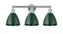 Innovations Lighting 616-3W-PC-MBD-75-GR - Plymouth - 3 Light - 26 inch - Polished Chrome - Bath Vanity Light