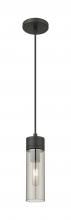 Innovations Lighting 617-1P-BK-G617-8SM - Boreas - 1 Light - 3 inch - Matte Black - Cord Hung - Mini Pendant