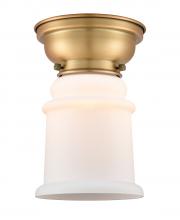 Innovations Lighting 623-1F-BB-G181 - Canton - 1 Light - 6 inch - Brushed Brass - Flush Mount