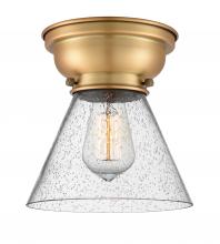 Innovations Lighting 623-1F-BB-G44 - Cone - 1 Light - 8 inch - Brushed Brass - Flush Mount