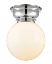 Innovations Lighting 623-1F-PC-G201-8 - Beacon - 1 Light - 8 inch - Polished Chrome - Flush Mount