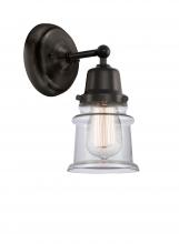 Innovations Lighting 623-1W-BK-G182S - Canton - 1 Light - 5 inch - Matte Black - Sconce