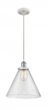 Innovations Lighting 916-1P-WPC-G44-L - Cone - 1 Light - 12 inch - White Polished Chrome - Cord hung - Mini Pendant