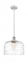 Innovations Lighting 916-1P-WPC-G713-L - Bell - 1 Light - 12 inch - White Polished Chrome - Cord hung - Mini Pendant