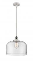 Innovations Lighting 916-1S-WPC-G72-L - Bell - 1 Light - 12 inch - White Polished Chrome - Mini Pendant