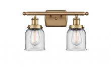 Innovations Lighting 916-2W-BB-G52 - Bell - 2 Light - 16 inch - Brushed Brass - Bath Vanity Light