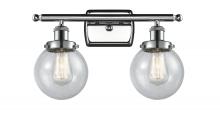 Innovations Lighting 916-2W-PC-G204-6 - Beacon - 2 Light - 16 inch - Polished Chrome - Bath Vanity Light