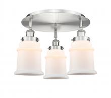 Innovations Lighting 916-3C-SN-G181 - Canton - 3 Light - 18 inch - Satin Nickel - Semi-Flush Mount