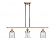 Innovations Lighting 916-3I-AC-G52 - Bell - 3 Light - 36 inch - Antique Copper - Stem Hung - Island Light