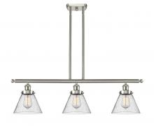 Innovations Lighting 916-3I-SN-G44 - Cone - 3 Light - 36 inch - Brushed Satin Nickel - Stem Hung - Island Light