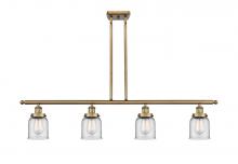 Innovations Lighting 916-4I-BB-G52 - Bell - 4 Light - 48 inch - Brushed Brass - Stem Hung - Island Light