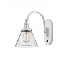 Innovations Lighting 918-1W-WPC-G44 - Cone - 1 Light - 8 inch - White Polished Chrome - Adjustable Swing Arm