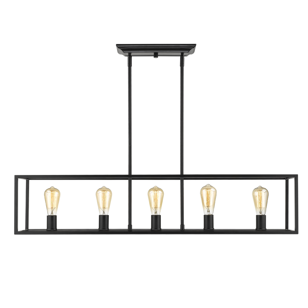 Wesson Linear Pendant in Matte Black