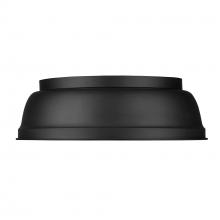 Golden 7313-FM BLK - Rebel Flush Mount in Matte Black