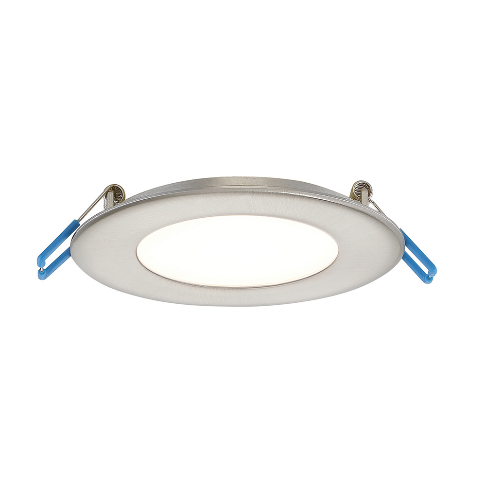 LED Slim Rec, 4in, 9w, Rnd, Bn