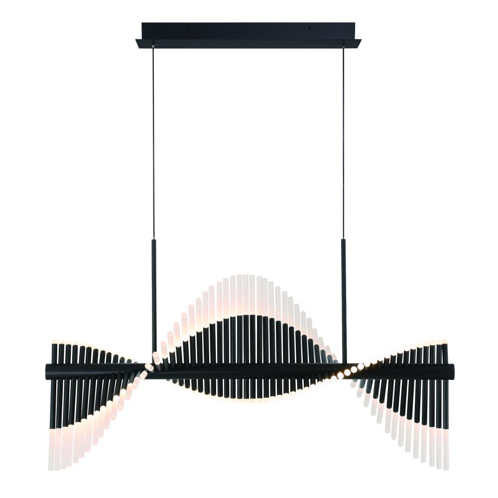 Voltik 40&#34; LED Chandelier In Black