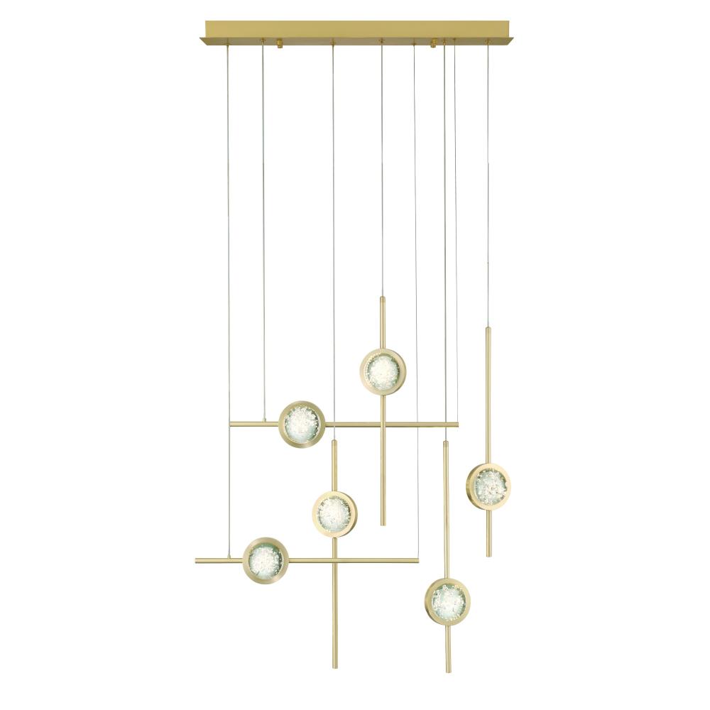 Barletta 32&#34; LED Chandelier In Gold