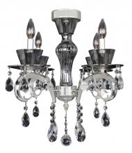 Allegri by Kalco Lighting 10090-017-FR001 - Locatelli 4 Light Convertible Mini Chandelier - Flush Mount