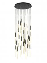 Avenue Lighting HF2031-FR-BK - Main St. Collection Black 31 Light Pendant Fixture