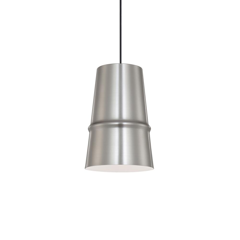 Castor 8-in Brushed Nickel 1 Light Pendant