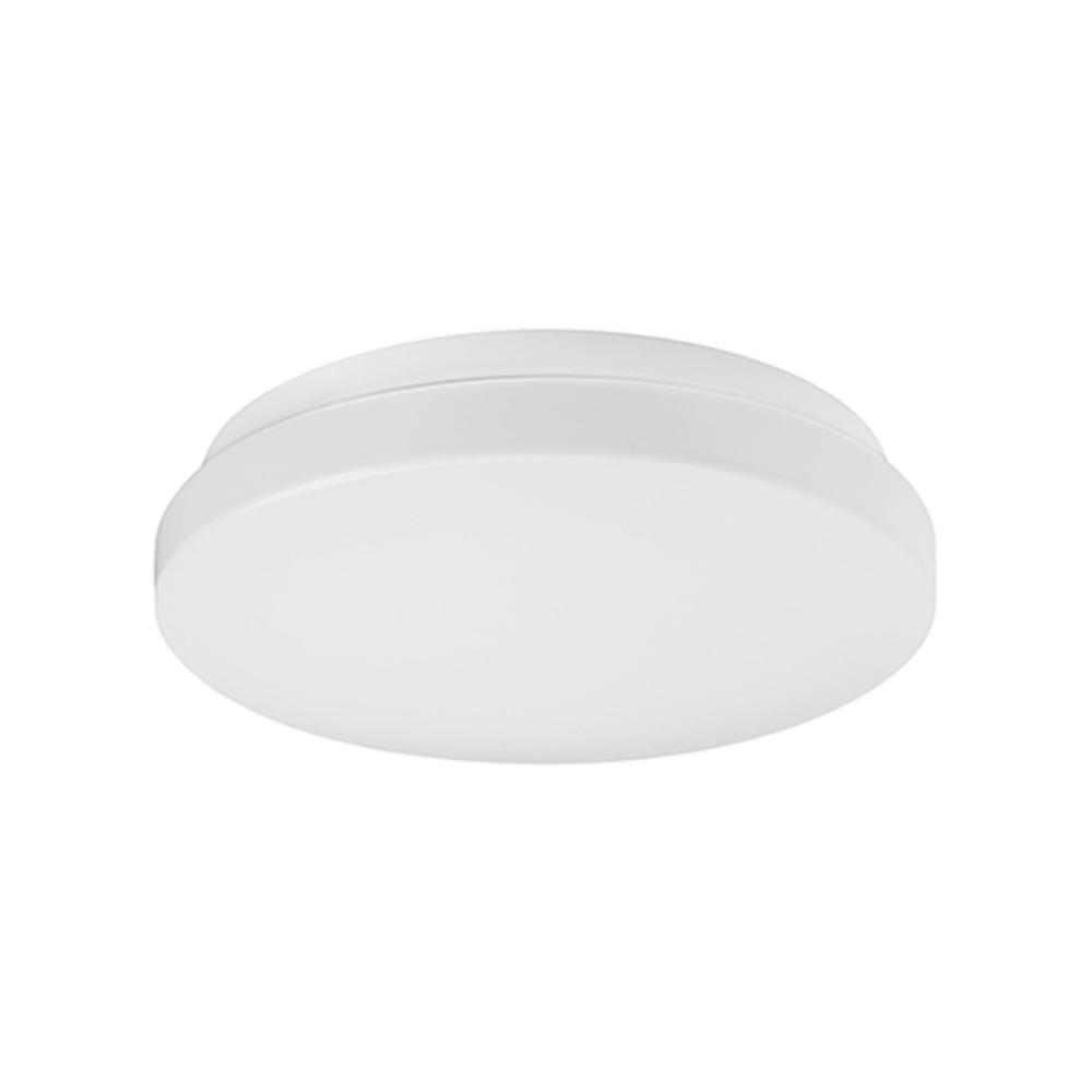 Collins 14-in White LED Flush Mount