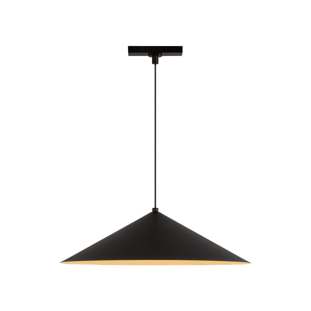 Luiz 15-in Black Trilo Track Pendant